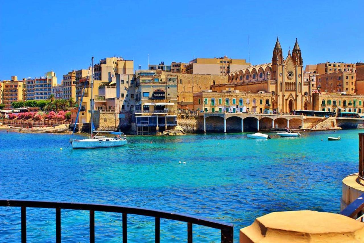 Seafront Luxury Apartment With Pool Sliema Luaran gambar