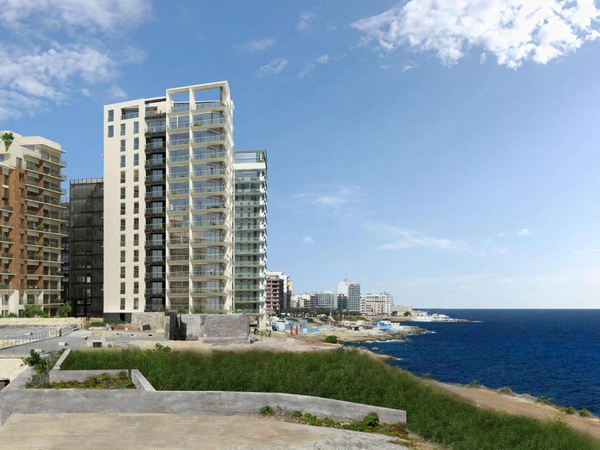 Seafront Luxury Apartment With Pool Sliema Luaran gambar